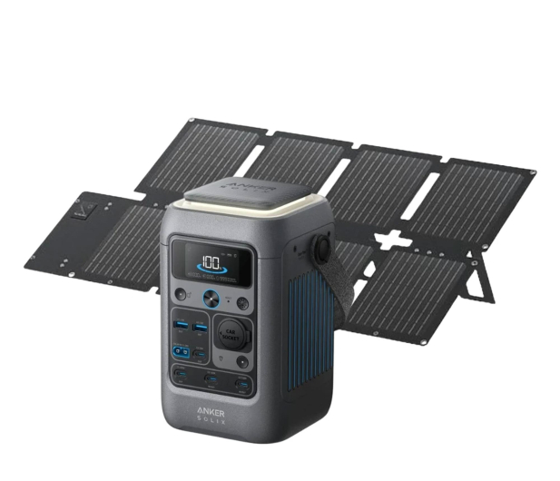 Anker Solix C300X DC 288Wh 300W + Panel solarny PS60 60W - 1471005 - zdjęcie